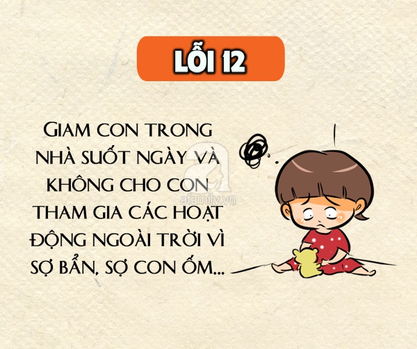 Sai lầm khi nuôi con